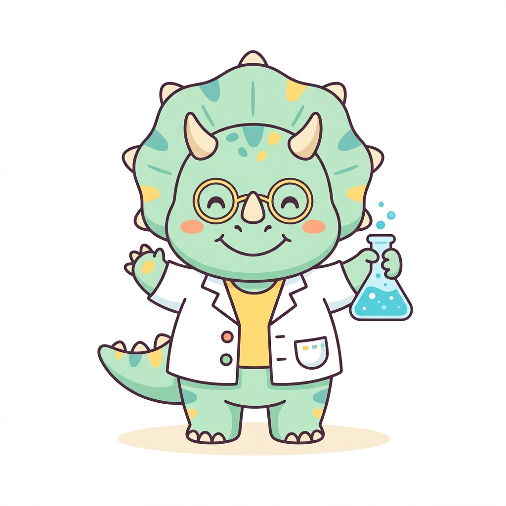 Science Dino Mascot